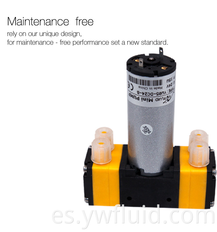 Bomba de diafragma de doble mini rociador eléctrico de alta calidad de 12 V.